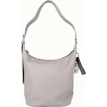 Kabelka Středně velká kabelka na rameno David Jones CM7236a světlešedá