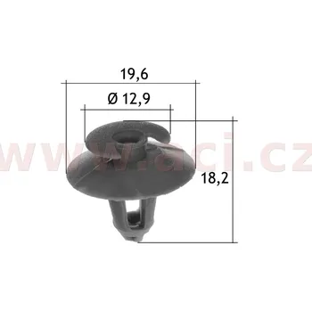 plastová příchytka šedá (sada 10 ks) 51411885961