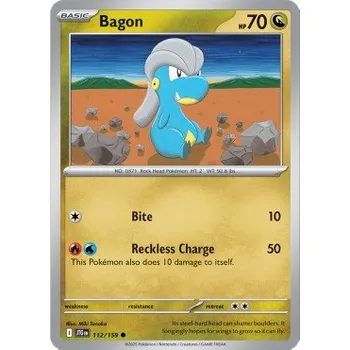 Volný čas Pokémon JTG 112/159 Bagon - Journey Together Stav: Near Mint, Verze: NORMAL