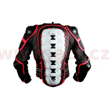 Motocyklový chránič hrudi a pátěře chránič těla EM55 JUNIOR, EMERZE, dětský (černá/červená) (Velikost: 12 let) 2H588376