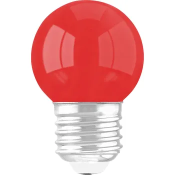 Žárovka STRUHM LED žárovka kulatá G45 barevná do girlandy ULKE E27 1W červená (červená)