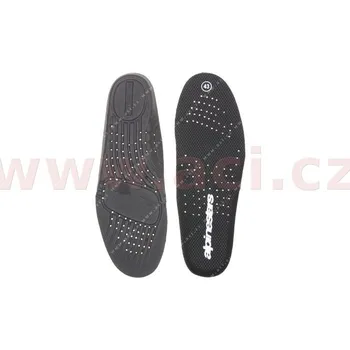 Moto obuv vložky pro boty SMX PLUS/5/6/TECH TOURING/GRAND TORINO/AIR PLUS, ALPINESTARS (černé, pár) (Velikost: 41) 2H650843