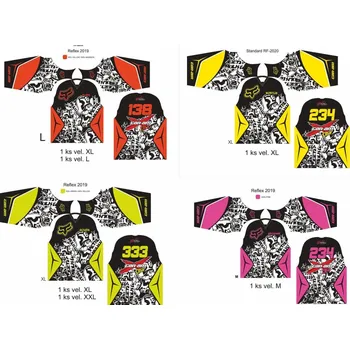 Moto dres Dres na zakázku Motokros, Enduro, MTB, BMX, DH, 156 2H1128154