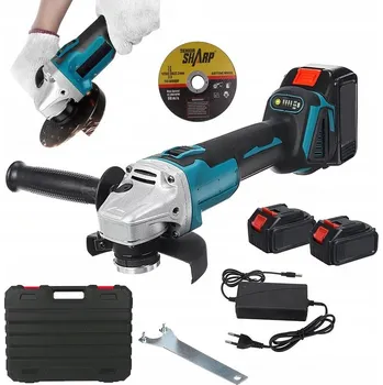 úhlová bruska AKU Ruční Bruska Flexa 125 mm s bezuhlíkovým motorem + 2x baterie