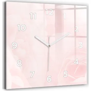 Hodiny Nástěnné hodiny Wallfluent růžové 30 cm