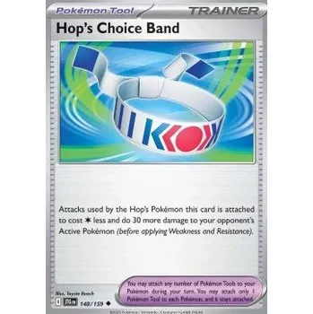 Karetní hra Pokémon JTG 148/159 Hop's Choice Band - Journey Together Stav: Near Mint, Verze: REVERSE HOLO