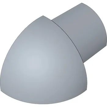 soklová lišta NOVÁK Koncovka k ukončovací liště PVC tmavě šedá 10x10 AAPU 1018-YB/V