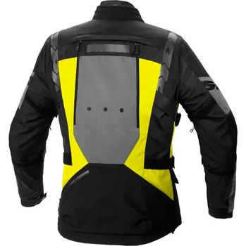 Moto bunda bunda 4SEASON EVO, SPIDI (černá/šedá/fluo žlutá, vel.L) (Velikost: M) D265-486