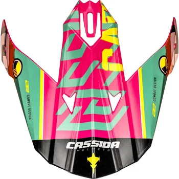 Helma na motorku kšilt pro přilby Cross Cup Sonic Junior, CASSIDA, děstká (multicolor) PEAK MULTICOLOR SC-15 SONIC KI