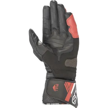 Moto rukavice rukavice SP-8, ALPINESTARS (černá/bílá/červená) 2025 (Velikost: S) 2H757491