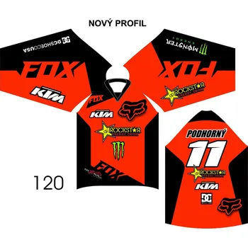 Moto dres Dres na zakázku Motokros, Enduro, MTB, BMX, DH, 226 2H1128308