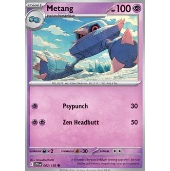 Volný čas Pokémon JTG 062/159 Metang - Journey Together Stav: Near Mint, Verze: NORMAL