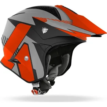 Motodoplněk přilba TRR S PURE, AIROH (matná oranžová, vel. XL) 2022 (Velikost: XL) TRRSP32