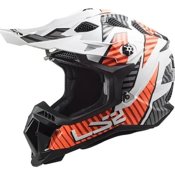 Helma na motorku LS2 MX700 SUBVERTER ASTRO GLOSS WHITE ORANGE (Velikost: XL) 407002402-MASTER