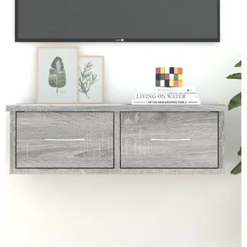 police ZBXL Nástěnná skříňka šedá sonoma 60 x 26 x 18,5 cm kompozitní dřevo