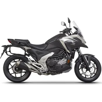 Zavazadlo na motocykl Kompletní sada černých hliníkových kufrů SHAD TERRA BLACK , 48L topcase 47L/47L boční kufry, včetně montážní sady a plotny SHAD HONDA NC 750 X 2021- 2H969774