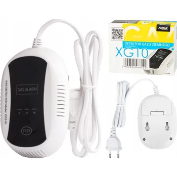 Bezpečnostní detektor DETEKTOR PLYNU ZEMNÍHO PLYNU PRO KOTLE S AKUSTICKÝM A SVĚTELNÝM SIGNÁLEM