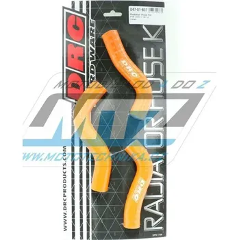 Hadice chladiče DRC RADIATOR HOSE KIT - DRC D47-01-837 - KTM 250SXF / 07-10 - oranžové (sada 3ks) KTM SX-F 250 2007-2010