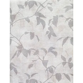 Tapeta Vinylová tapeta na vliesu italská listy lístky béžovo šedá látka