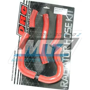 Hadice chladiče DRC RADIATOR HOSE KIT - DRC D47-01-063 - Honda CRF250R / 14-15 - červené (sada 5ks) DF4701063