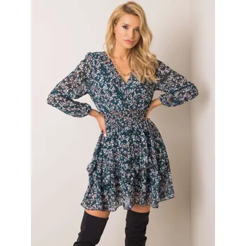 Dámské šaty Černé dámské šaty s květinovým vzorem TW-SK-BI-0928-1.95-black Velikost: ONE SIZE