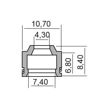 Těsnění motoru Gufero RMS 100669260 ventilový stonek PEUGEOT Speedfight 3 125 2014-2016