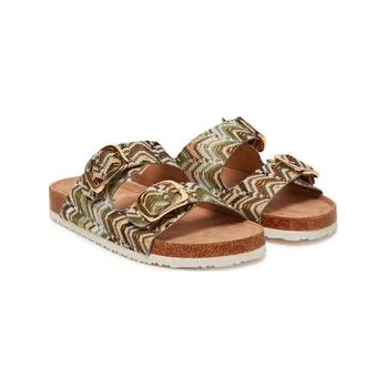 Dámské pantofle Nazouváky s.Oliver 5-27107-44 Khaki 40