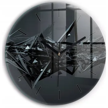 Hodiny Nástěnné hodiny Wallfluente černé 30 cm