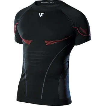 Pánské termo spodní prádlo termotriko s krátkým rukávem Hero Short sleeve - light, UNDERSHIELD (černá, vel. 2XL/3XL) (Velikost: S/M) USH SS 102 BLK