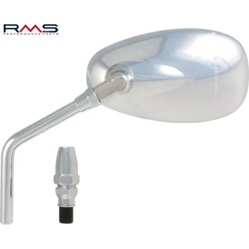 Zrcátko pro motocykl Zpětné zrcátko RMS 122760250 levý chrom MOTO GUZZI Breva 750 ie 2003-2007