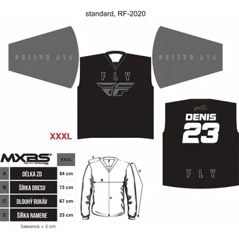 Moto dres Dres na zakázku Motokros, Enduro, MTB, BMX, DH, 116 2H1118814