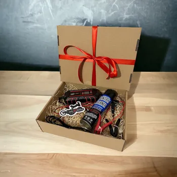 Dárkový potravinový koš Dárkový balíček pro motorkáře s příslušenstvím pro baterii 2H1116703