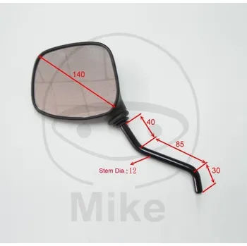 Zrcátko pro motocykl Zpětné zrcátko JMP ZR 0265 černá levý APRILIA Pegaso 650 1997-2004