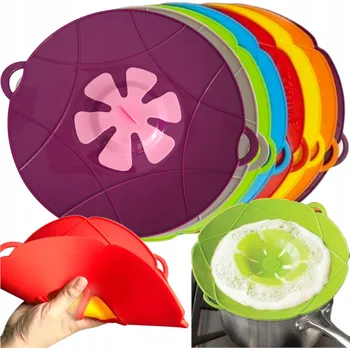 Poklice Silikonové víko poklice na hrnec univerzální na potraviny 30cm Velké 30 cm