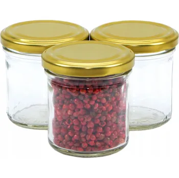 Sklenice SKLENĚNÁ SKLENIČKA NA KOŘENÍ / zavařeniny 165 ml 12 ks