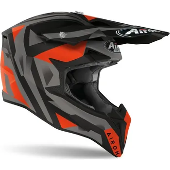 Helma na motorku přilba WRAAP Sequel, AIROH (oranžová matná, vel. 2XL) 2023 (Velikost: XS) WRSE32