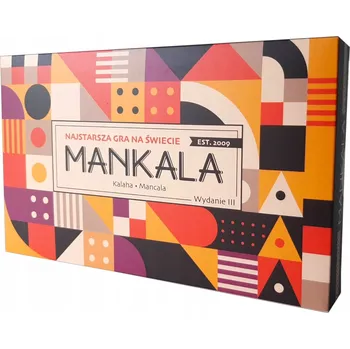 Dřevěná hračka Hračka edukativní Mankala - dřevěná - dovednost počítání - logická