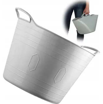 Kulatý mísa Kadax 15 l šedá