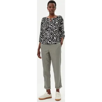 Pánské kalhoty Olsen Kalhoty z materiálu 14002404 Zelená Straight Fit 48