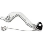 Brzdový pedál MOTION STUFF 83P-0231002 silver body, black steel fixed tip Pevný hrot z oceli KAWASAKI KX 85 2001-2020