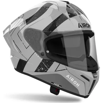 Helma na motorku přilba MATRYX Scope, AIROH (světle šedá lesklá, vel. 2XL) 2025 MXS38