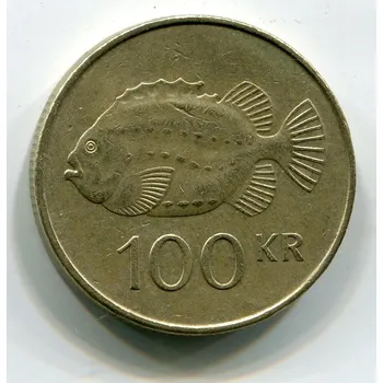 ISLAND. 100 krónur 1995.