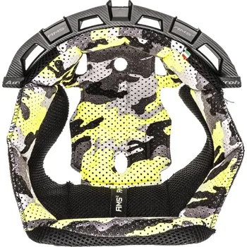 Helma na motorku klobouk interiéru pro přilby AVIATOR 2.3, AIROH (camo/šedá) (Velikost: XS) AV23CGC
