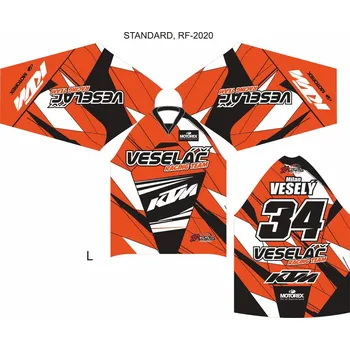 Moto dres Dres na zakázku Motokros, Enduro, MTB, BMX, DH, 182 2H1128180