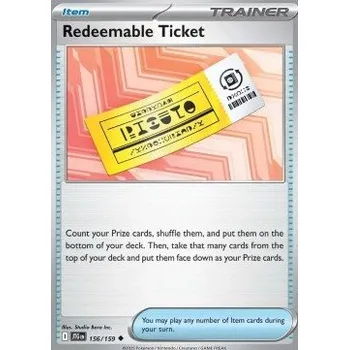 Sběratelská karetní hra Pokémon JTG 156/159 Reciprocating Ticket - Journey Together Stav: Near Mint, Verze: NORMAL