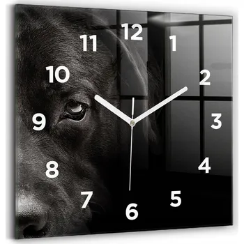 Hodiny Nástěnné hodiny Wallfluent černé 30 cm