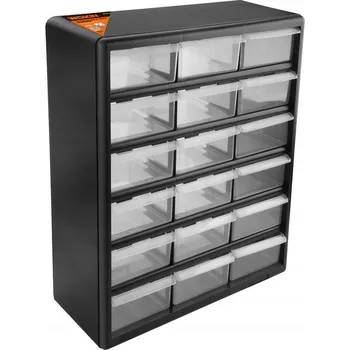 Úložný box Plastový organizér s 18 zásuvkami