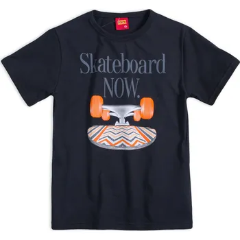 Chlapecké tričko Chlapecké tričko KYLY SKATEBOARD černé Velikost: 116