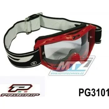 Motocyklové brýle Brýle Progrip dětské 3101 - červené PG3101-04