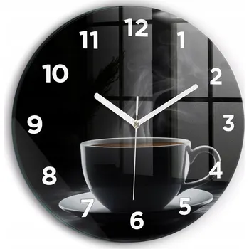 Hodiny Nástěnné hodiny Wallfluente černé 30 cm